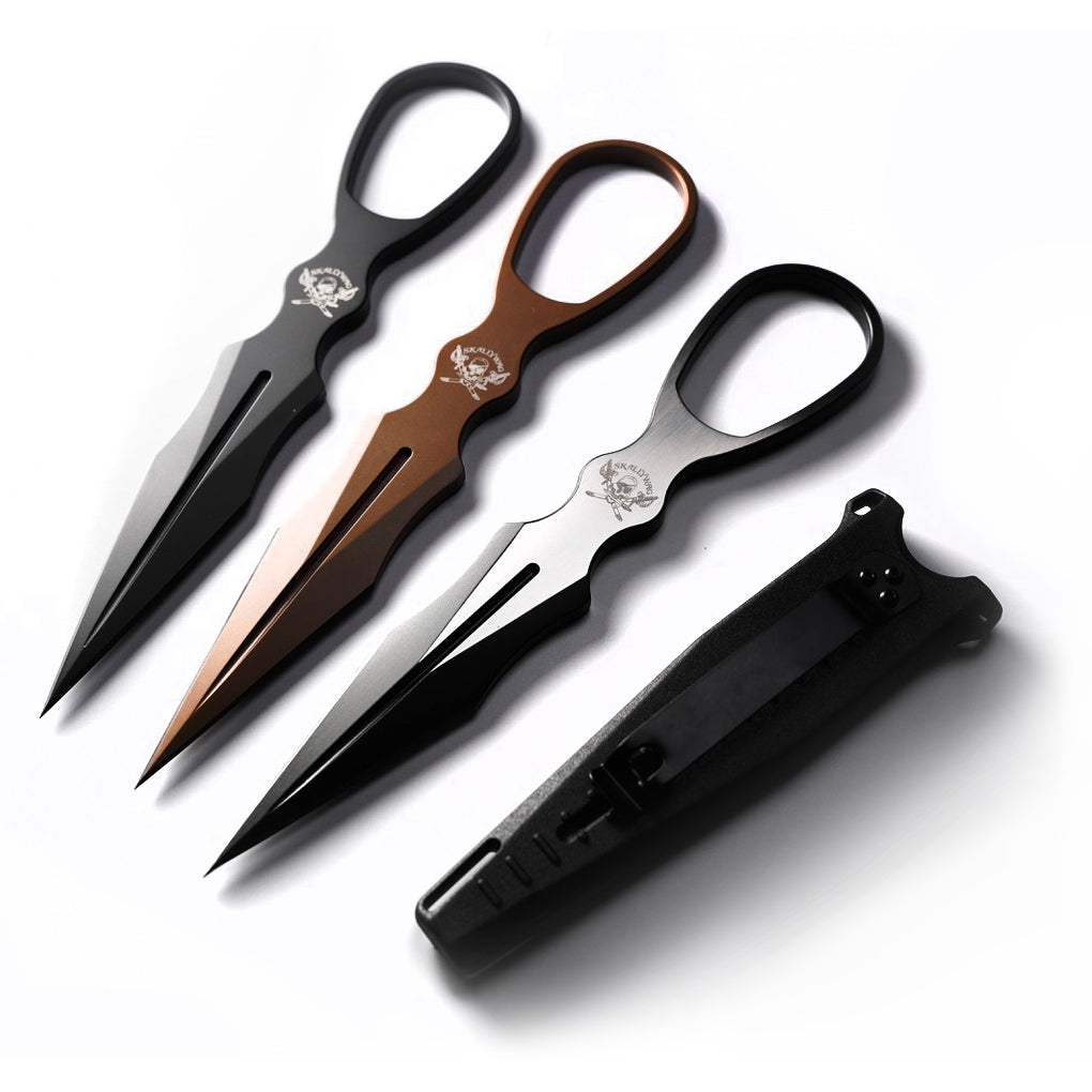 EDC Stainless Steel Folding Scissors Pocket Travel Small Cutter Crafts  Sharp Blade Emergency Silver